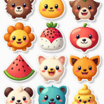 Kids Stickers - Sheet v16